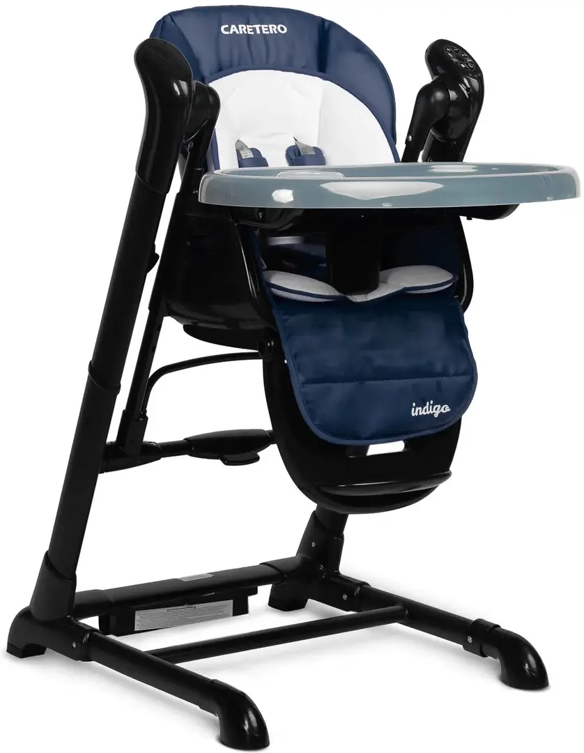 Scaun pentru hranire 2in1 Caretero Indigo Black (Navy)