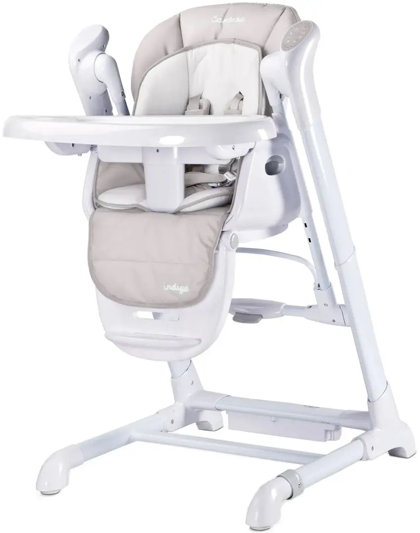 Стульчик для кормления 2в1 Caretero Indigo (Light Grey)