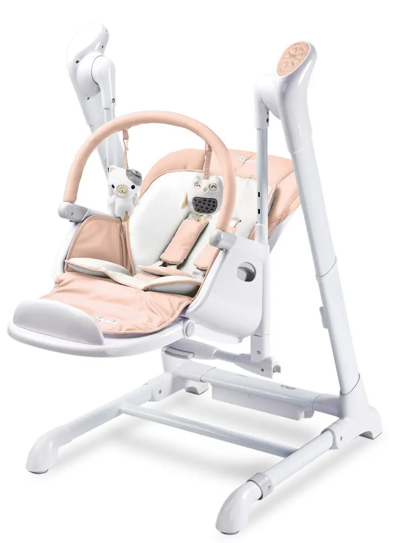 Стульчик для кормления 2в1 Caretero Indigo (Powder Pink) - 2