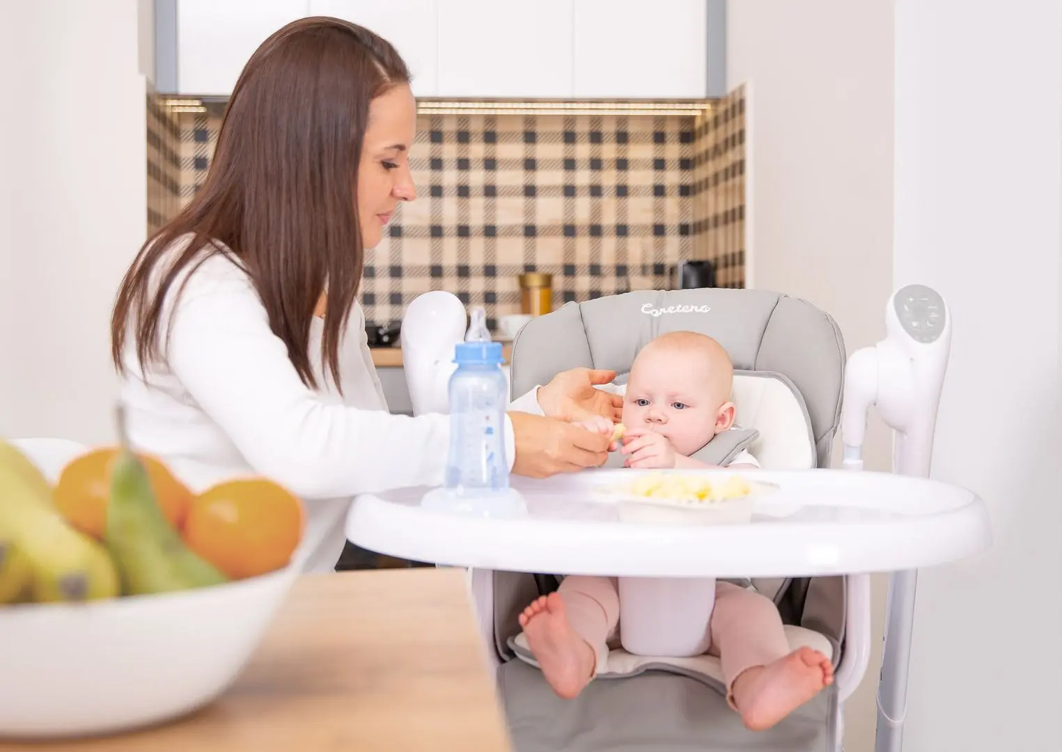 Стульчик для кормления 2в1 Caretero Indigo (Powder Pink) - 12