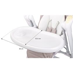 Стульчик для кормления 2в1 Caretero Indigo (Powder Pink) Thumb