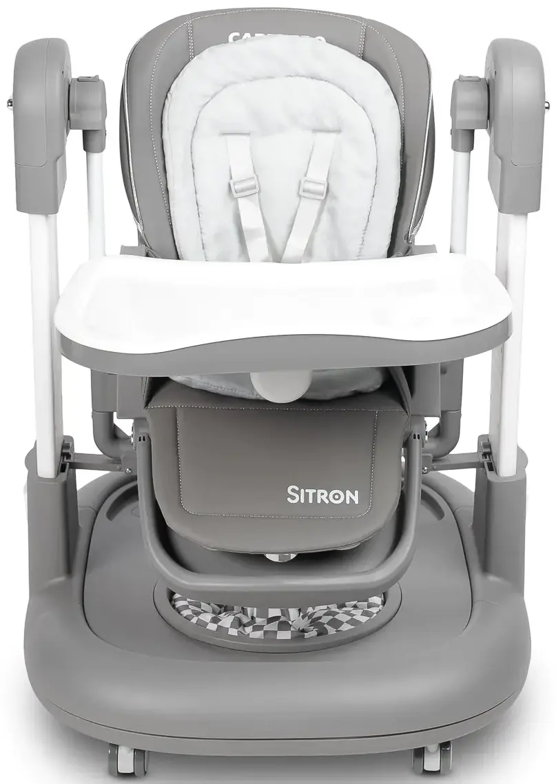 Scaun pentru hranire 3in1 Caretero Sitron (Grey)