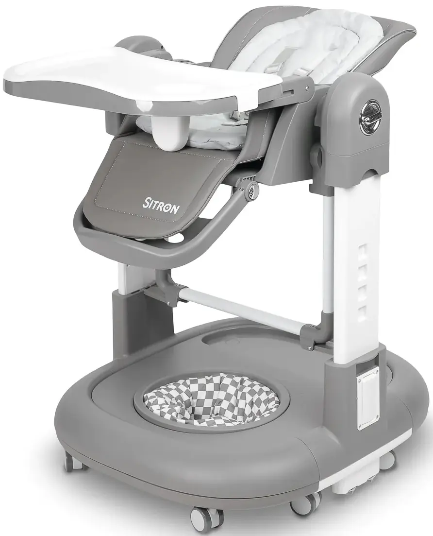 Scaun pentru hranire 3in1 Caretero Sitron (Grey)