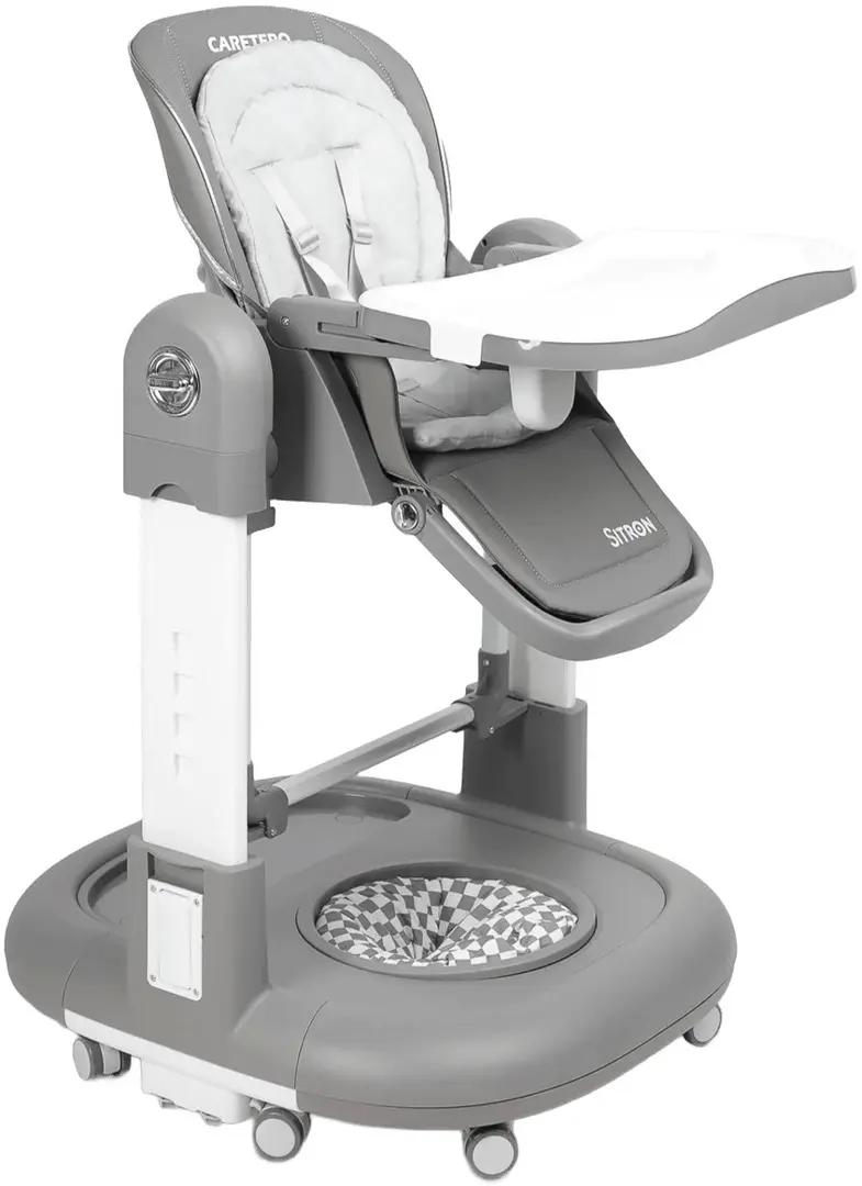 Scaun pentru hranire 3in1 Caretero Sitron (Grey)