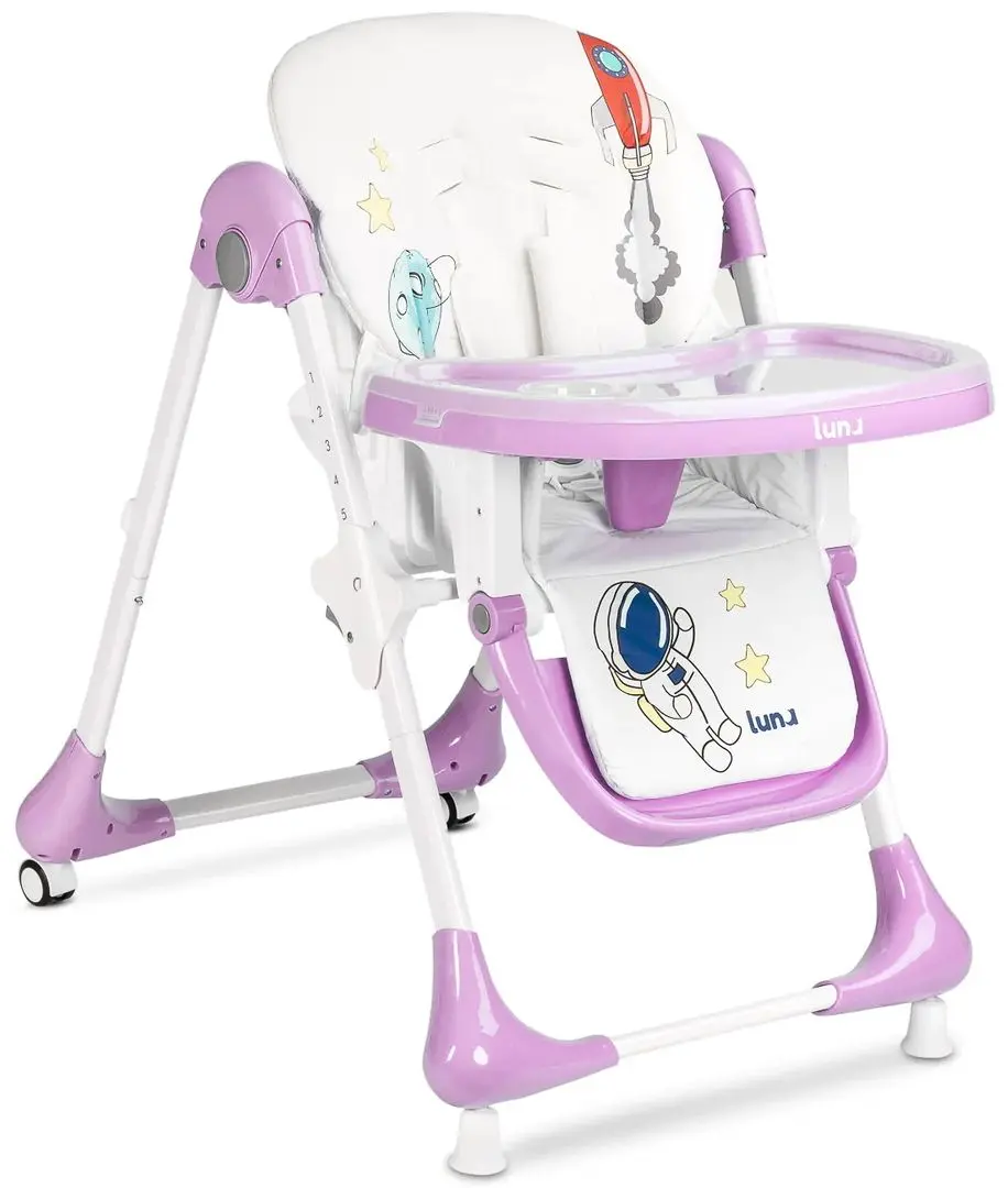 Стульчик для кормления Caretero Luna (Purple) - 6
