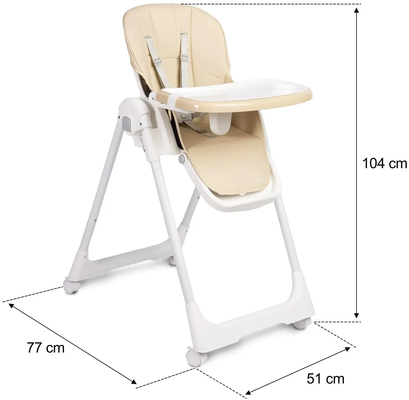 Scaun pentru hranire Caretero Megalo (Beige)