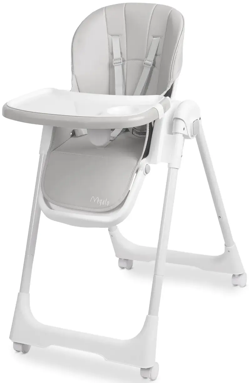 Scaun pentru hranire Caretero Megalo (Light Grey)