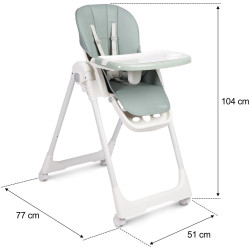 Scaun pentru hranire Caretero Megalo (Mint) Thumb