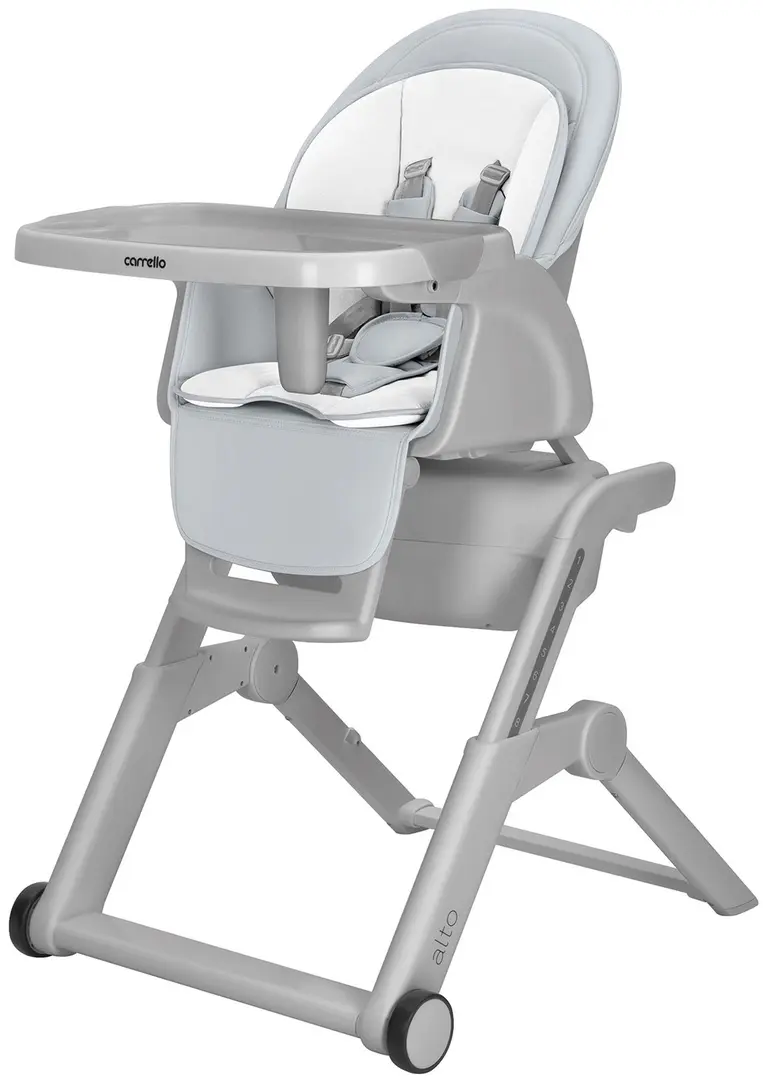 Scaun pentru hranire Carrello Alto CRL-10307 (Chrome Grey)