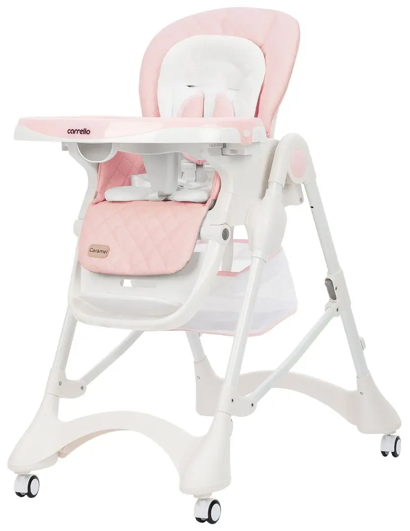 Scaun pentru hranire Carrello Caramel (Candy Pink)