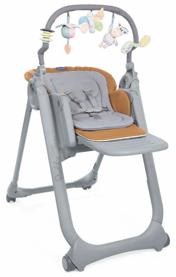 Стульчик для кормления Chicco Polly Magic Relax (Almond) - 5
