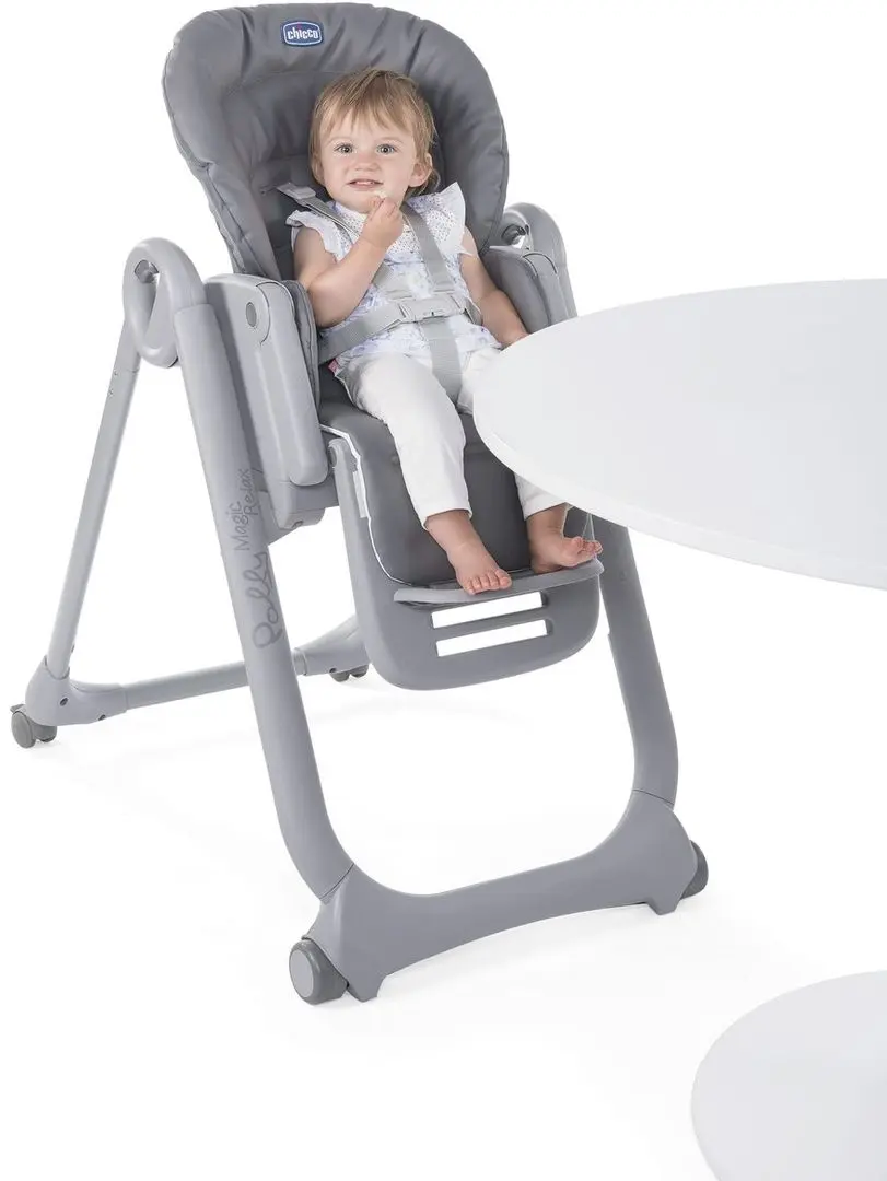 Scaun pentru hranire Chicco Polly Magic Relax (Graphite) - 2