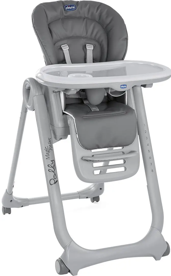 Scaun pentru hranire Chicco Polly Magic Relax (Graphite)