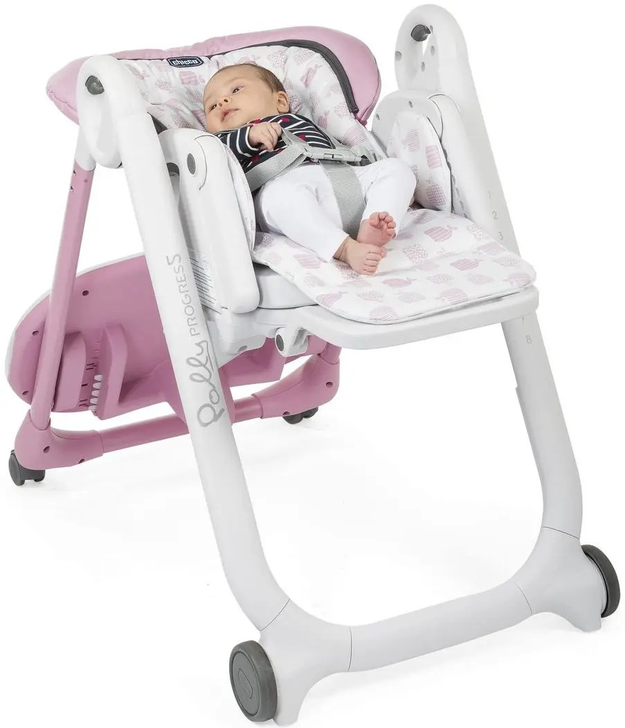 Стульчик для кормления Chicco Polly Progres5 (Pink) - 8