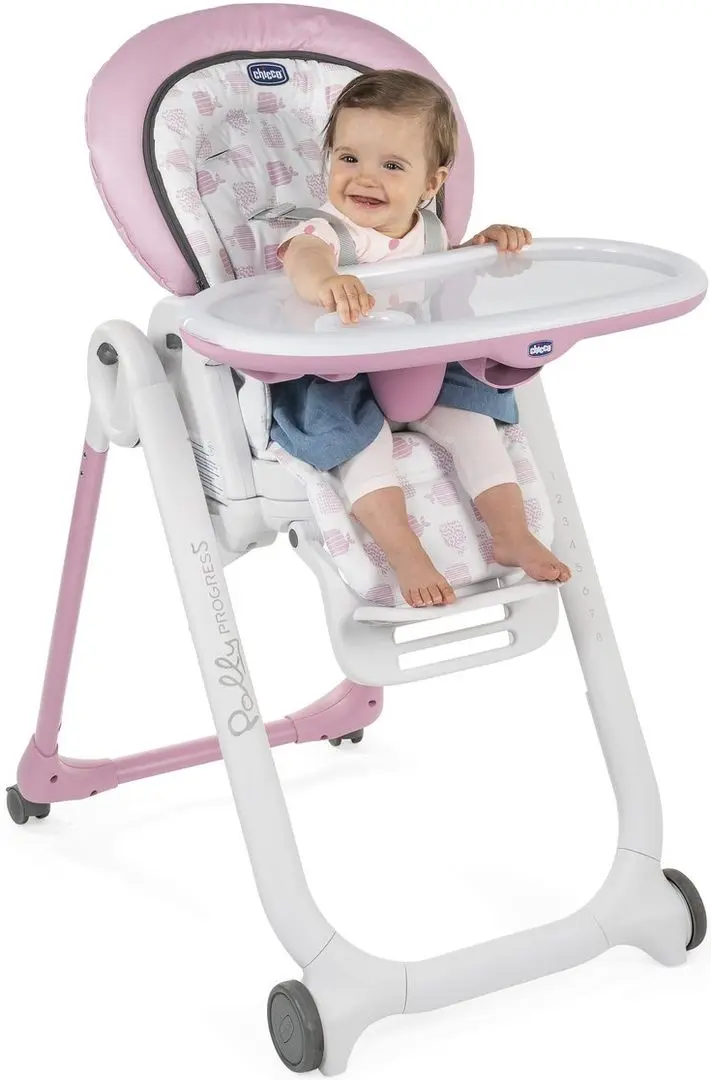 Стульчик для кормления Chicco Polly Progres5 (Pink) - 9