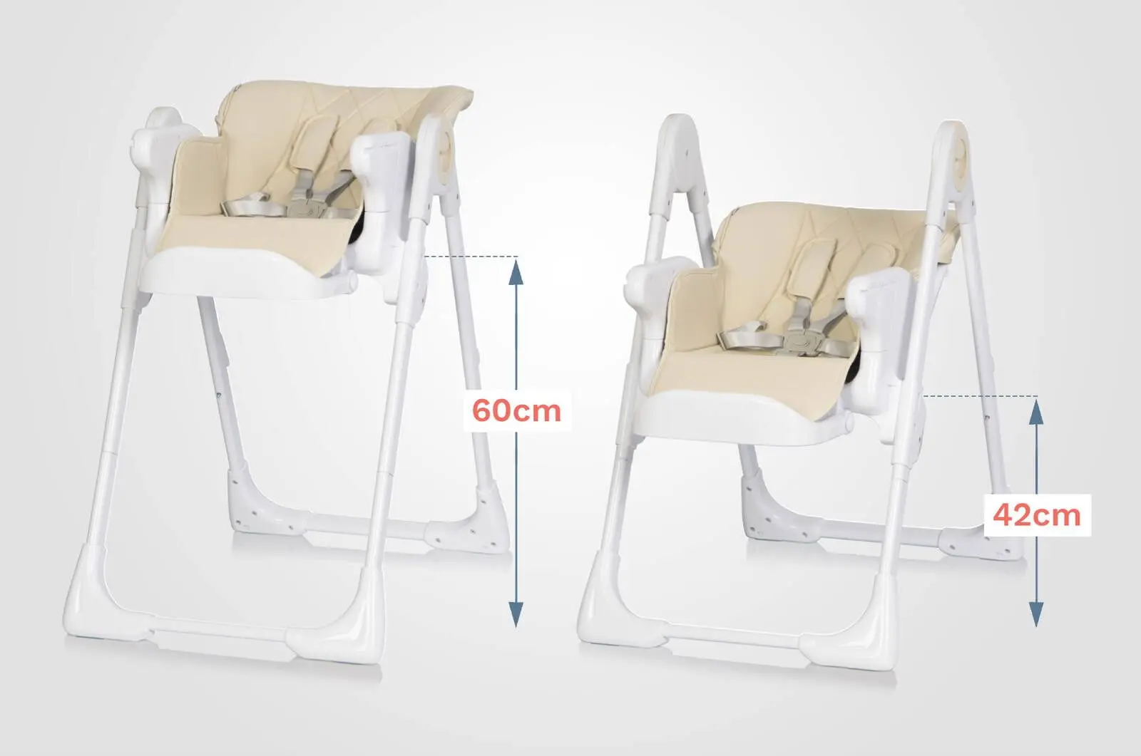 Scaun pentru hranire 2in1 Colibro Noto (Almond)