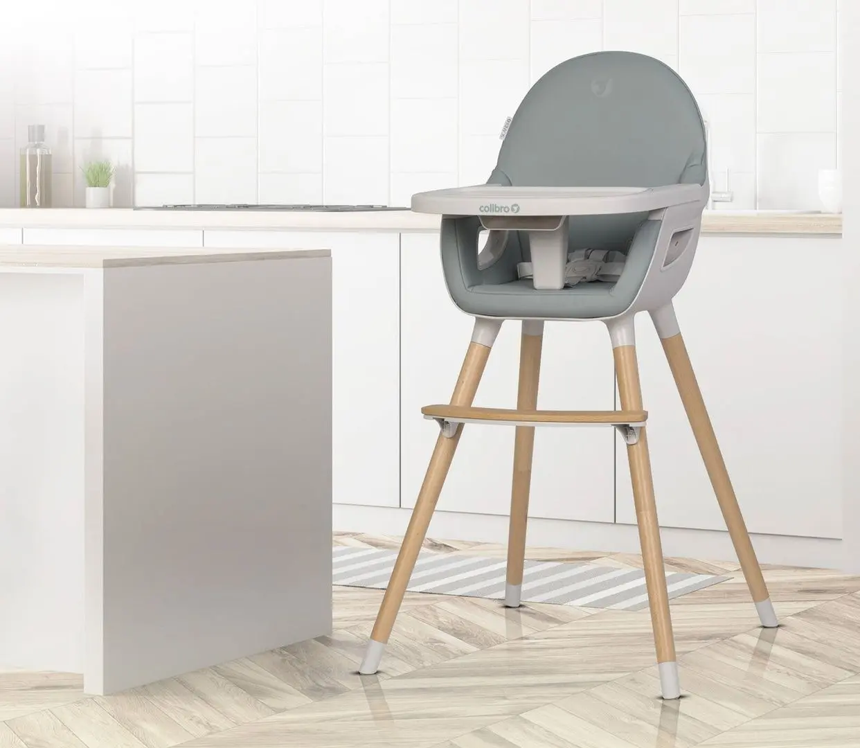 Scaun pentru hranire 3in1 Colibro Scandi (Almond)