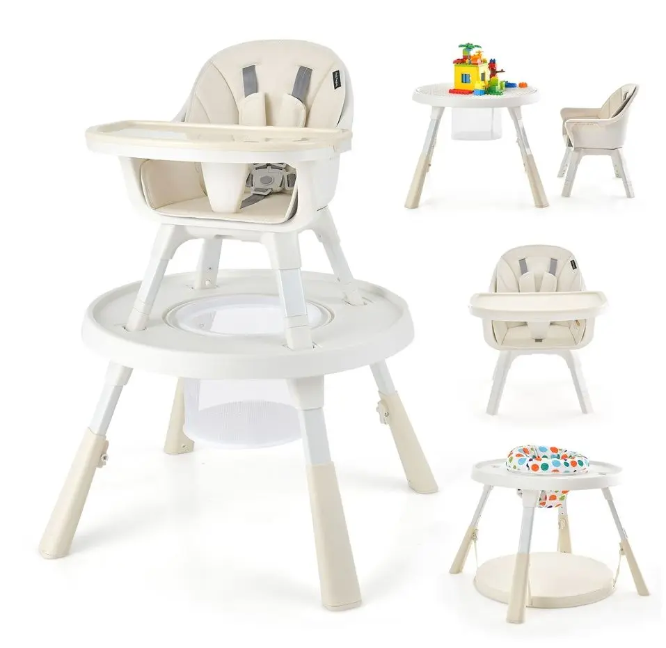 Scaun pentru hranire 6in1 Costway BB5693YW (Beige)