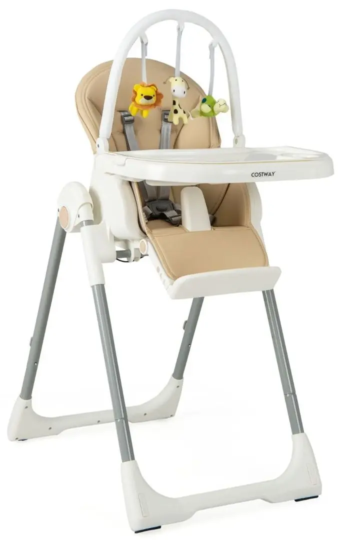 Стульчик для кормления Costway AD10018YE (Yellow)