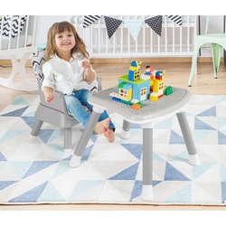 Стульчик для кормления Costway AD10027HS (Grey/White) Thumb