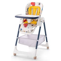 Scaun pentru hranire Costway AD10034YW (Yellow/White)
