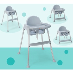Scaun pentru hranire Costway AD10038GR (Grey) Thumb