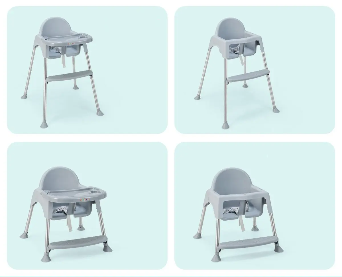Scaun pentru hranire Costway AD10038GR (Grey)