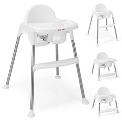 Scaun pentru hranire Costway AD10038WH (White) Thumb