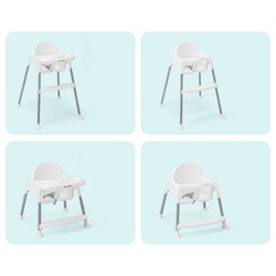 Scaun pentru hranire Costway AD10038WH (White) Thumb