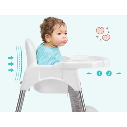 Scaun pentru hranire Costway AD10038WH (White) Thumb