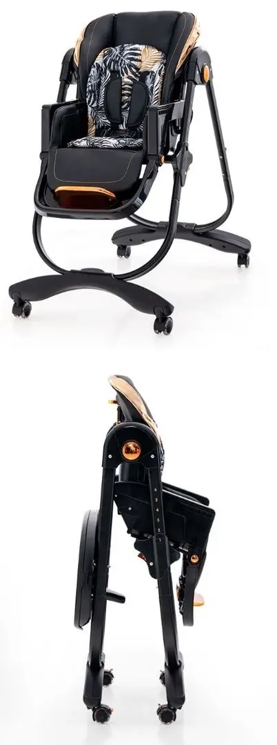 Стульчик для кормления Costway AD10049DK (Black) - 2