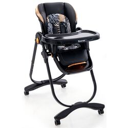 Стульчик для кормления Costway AD10049DK (Black)