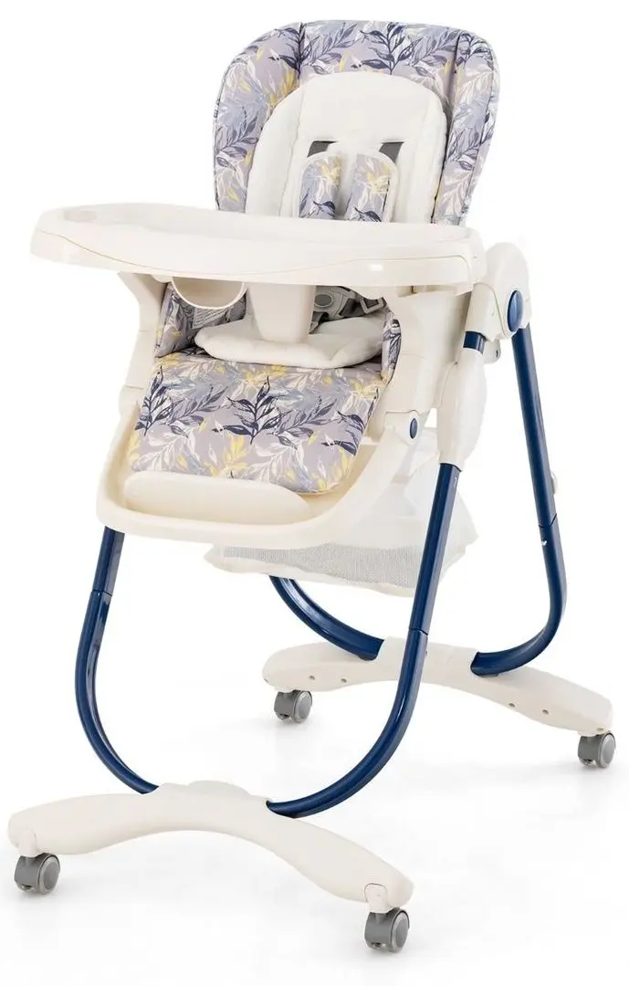 Scaun pentru hranire Costway AD10056NY (White/Blue)