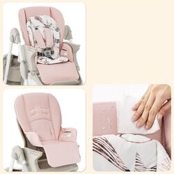 Стульчик для кормления Costway AD10056PI (White/Pink) Thumb