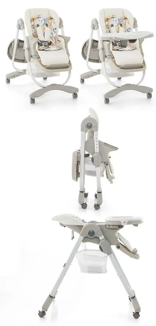 Стульчик для кормления Costway AD10056WH (White)
