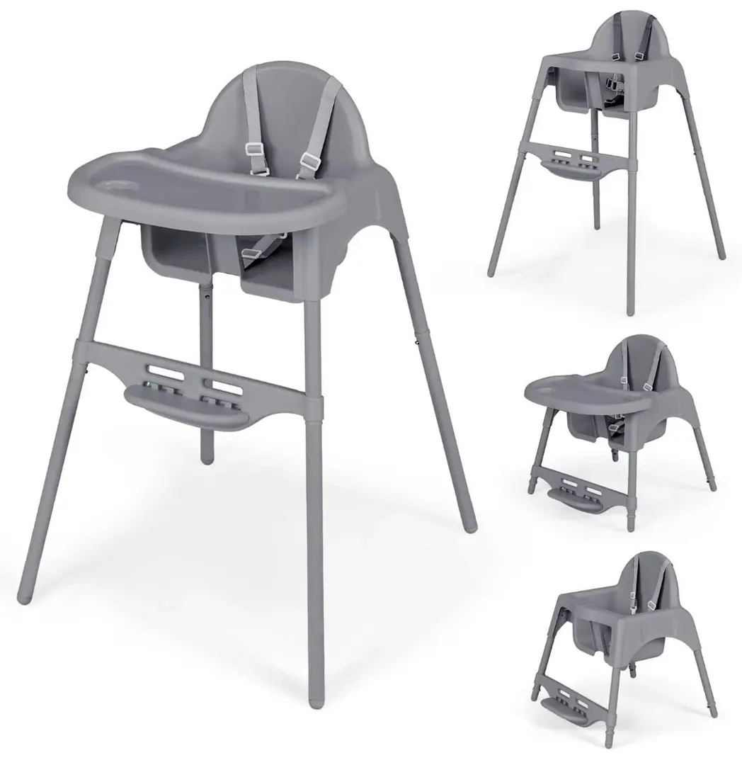 Scaun pentru hranire Costway AD10063DE-GR (Grey)