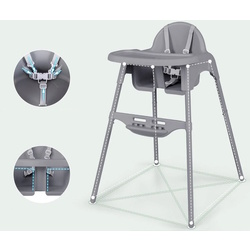 Scaun pentru hranire Costway AD10063DE-GR (Grey) Thumb