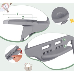 Scaun pentru hranire Costway AD10063DE-GR (Grey) Thumb