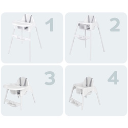 Scaun pentru hranire Costway AD10063DE-WH (White) Thumb