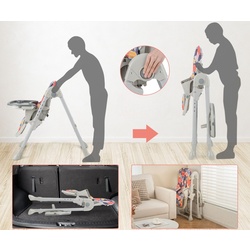 Scaun pentru hranire Costway BB5580FL (Grey/Purple) Thumb