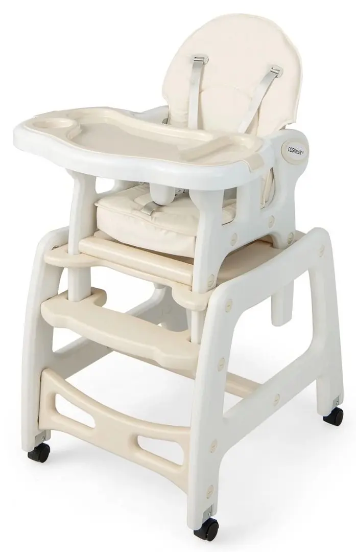 Scaun pentru hranire Costway BB5604BE (Beige)