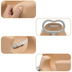 Masa de calculator Costway BB5641PI (Beige/Grey) Thumb