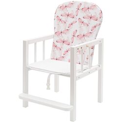 Стульчик для кормления 2в1 Drewex Antos (Pink/White) Thumb