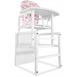 Стульчик для кормления 2в1 Drewex Antos (Pink/White) Thumb