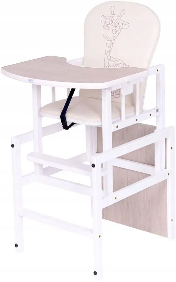 Scaun pentru hranire 2in1 Drewex Antos (Santana Oak)