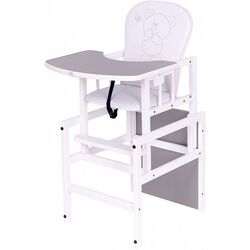 Стульчик для кормления 2в1 Drewex Antos (Silver)