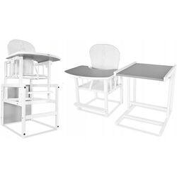 Scaun pentru hranire 2in1 Drewex Antos (Silver/White) Thumb