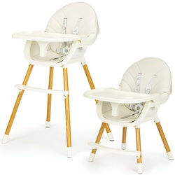 Scaun pentru hranire 2in1 Ecotoys HA-004 (Beige) Thumb