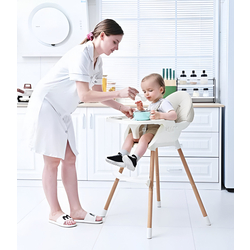 Scaun pentru hranire 2in1 Ecotoys HA-004 (Beige) Thumb