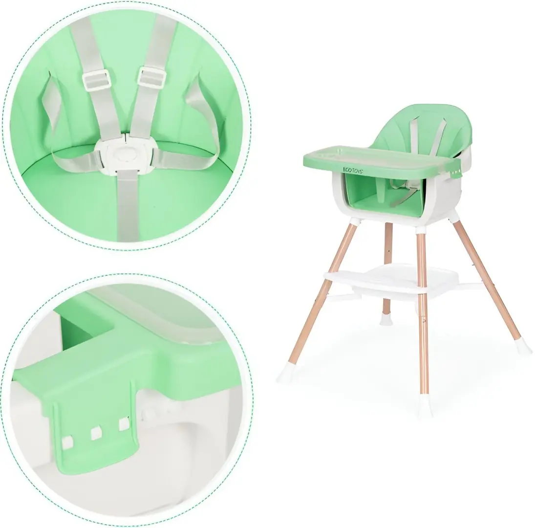 Scaun pentru hranire 2in1 Ecotoys HC508 (Green)